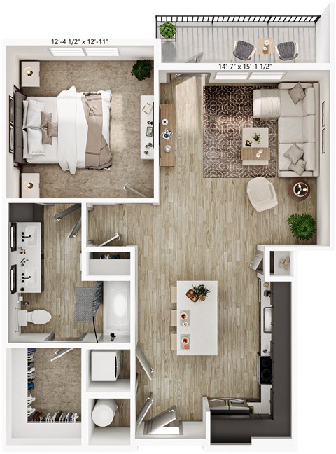 a1 floor plan  the residences at sawmill estates apartments in